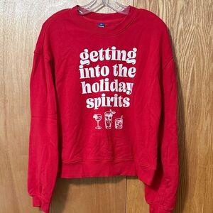 Old Navy Medium Tall Holiday Sweatshirt